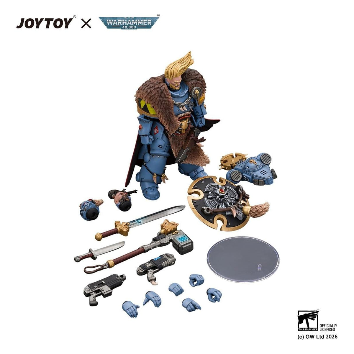 JoyToy Warhammer Space Marine Space Wolves Wolf Guard Battle Leader Action Figure PRE-ORDER