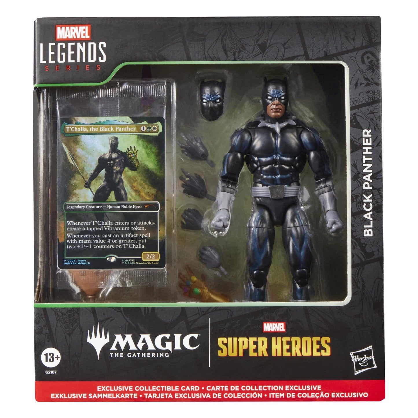 Magic The Gathering Marvel Legends Black Panther Action Figure PRE-ORDER