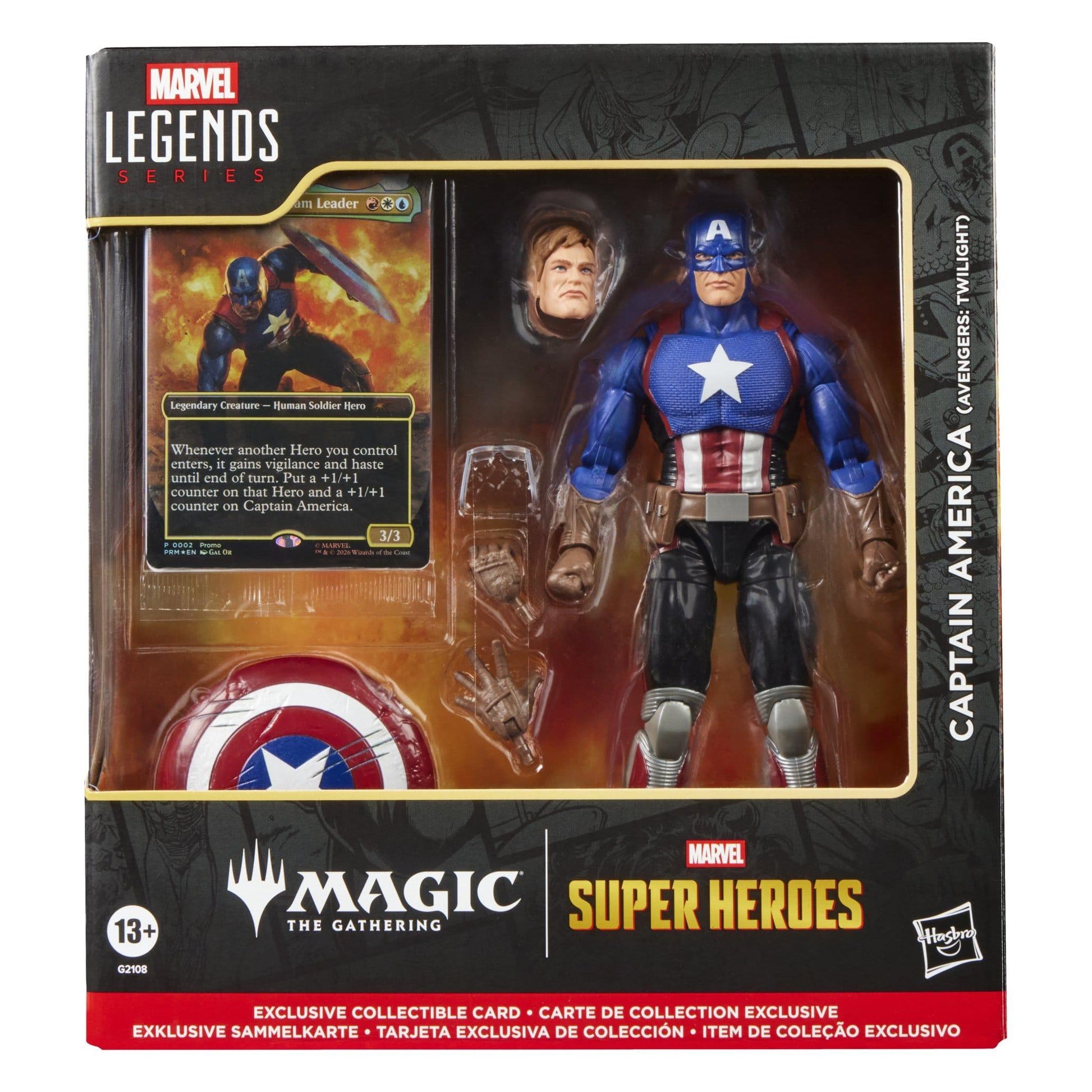 Magic The Gathering Marvel Legends Captain America Action Figure PRE-ORDER