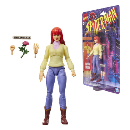 Marvel Legends Retro Spider-Man Mary Jane Watson (The Animated Series) Action Figure PRE-ORDER