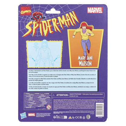 Marvel Legends Retro Spider-Man Mary Jane Watson (The Animated Series) Action Figure PRE-ORDER