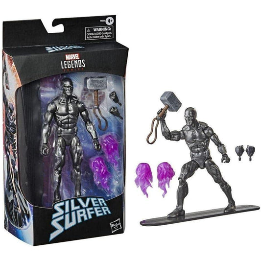 Marvel Legends Series Action Figure - Obsidian Silver Surfer with Mjolnir PRE-ORDER