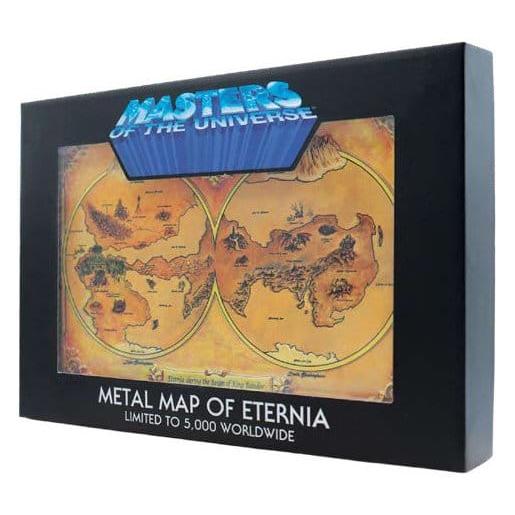 Masters of the Universe Limited Edition Metal Map of Eternia Replica PRE-ORDER
