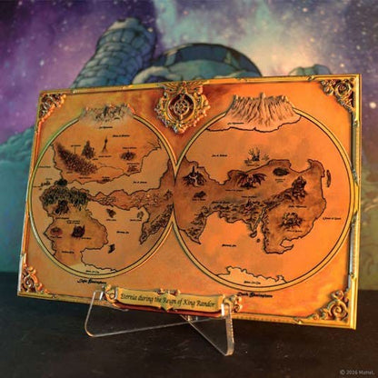 Masters of the Universe Limited Edition Metal Map of Eternia Replica PRE-ORDER