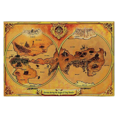 Masters of the Universe Limited Edition Metal Map of Eternia Replica PRE-ORDER