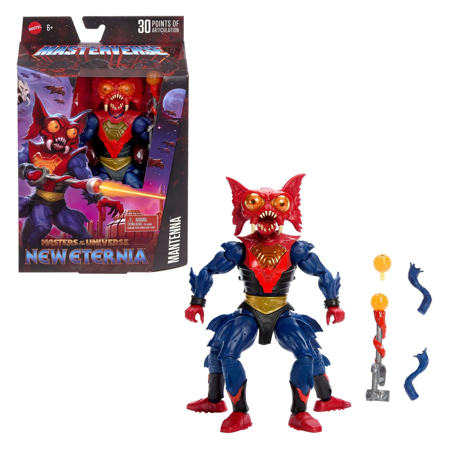Masters of the Universe New Eternia Masterverse Action Figure - Mantenna PRE-ORDER