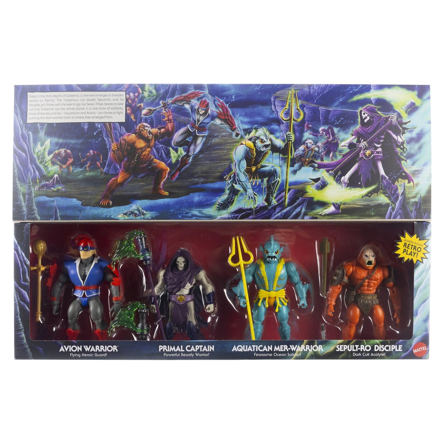 Masters of the Universe Origins Battle for Subternia Action Figure 4-Pack PRE-ORDER
