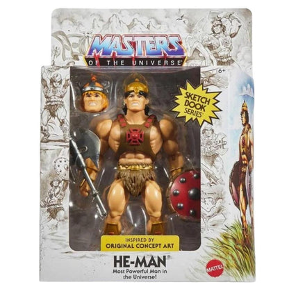 Masters of the Universe Origins Sketchbook Series Action Figure - He-Man PRE-ORDER