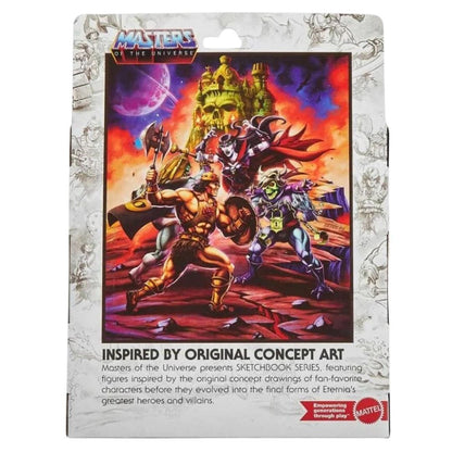 Masters of the Universe Origins Sketchbook Series Action Figure - He-Man PRE-ORDER