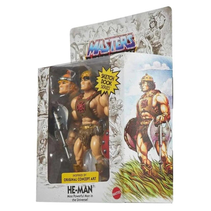 Masters of the Universe Origins Sketchbook Series Action Figure - He-Man PRE-ORDER