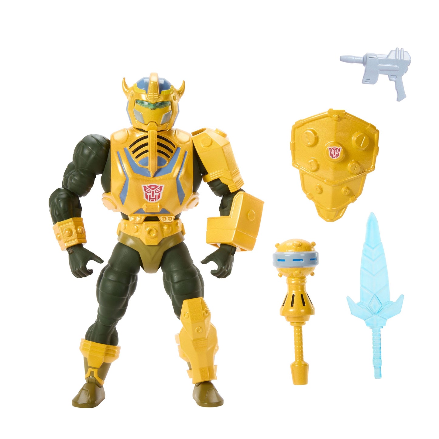 Masters of the Universe x Transformers Action Figure - Bumblebee Armour Man-At-Arms (Exclusive) PRE-ORDER