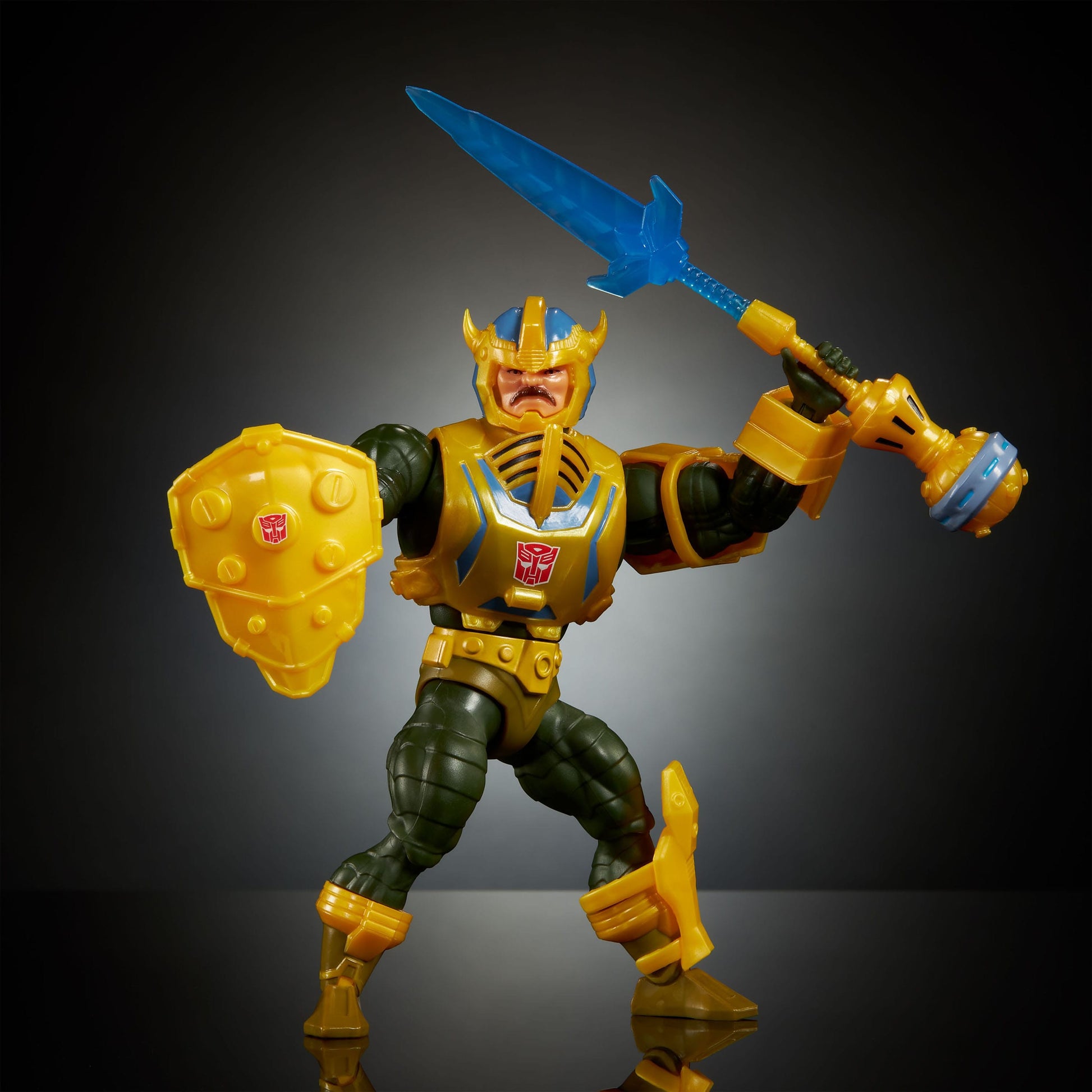 Masters of the Universe x Transformers Action Figure - Bumblebee Armour Man-At-Arms (Exclusive) PRE-ORDER