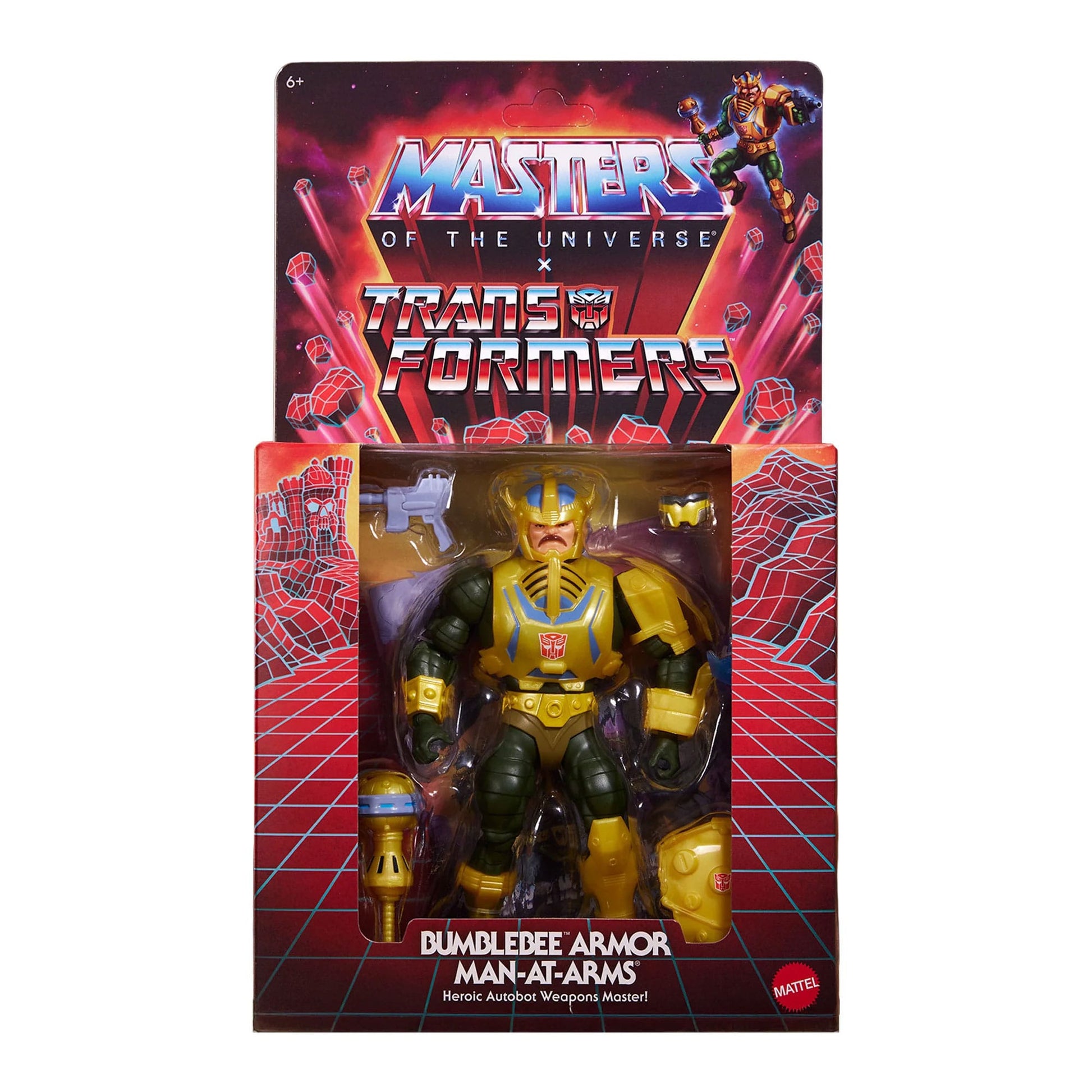Masters of the Universe x Transformers Action Figure - Bumblebee Armour Man-At-Arms (Exclusive) PRE-ORDER