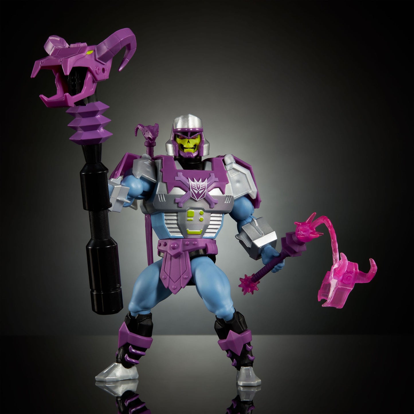 Masters of the Universe x Transformers Action Figure - Megatron Armour Skeletor (Exclusive) PRE-ORDER