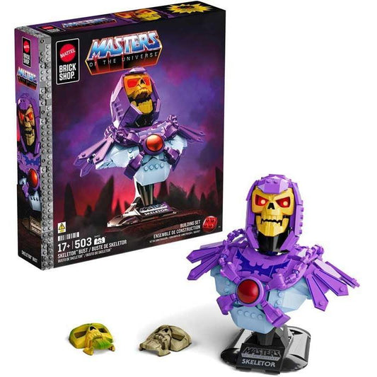 Mattel Brickshop Masters of the Universe Skeletor Bust Building Set