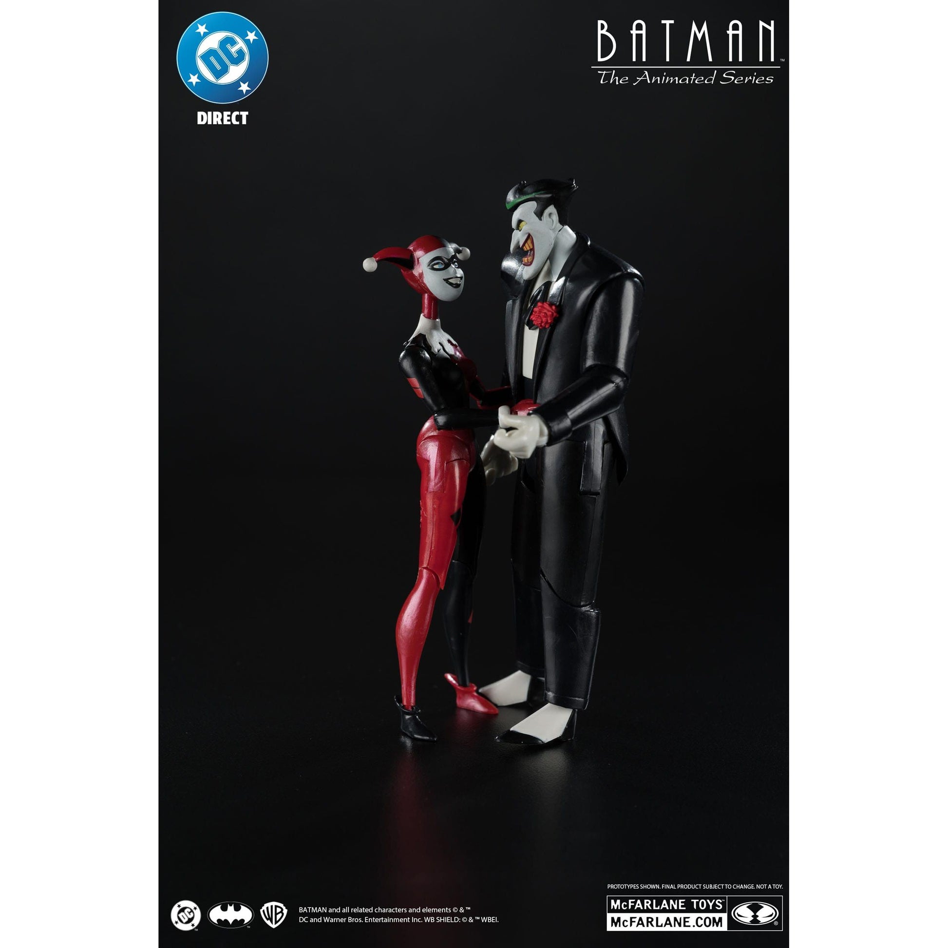McFarlane Toys Batman: The Animated Series DC Direct Figures - Harley Quinn & The Joker (Mad Love) (Gold Label) PRE-ORDER