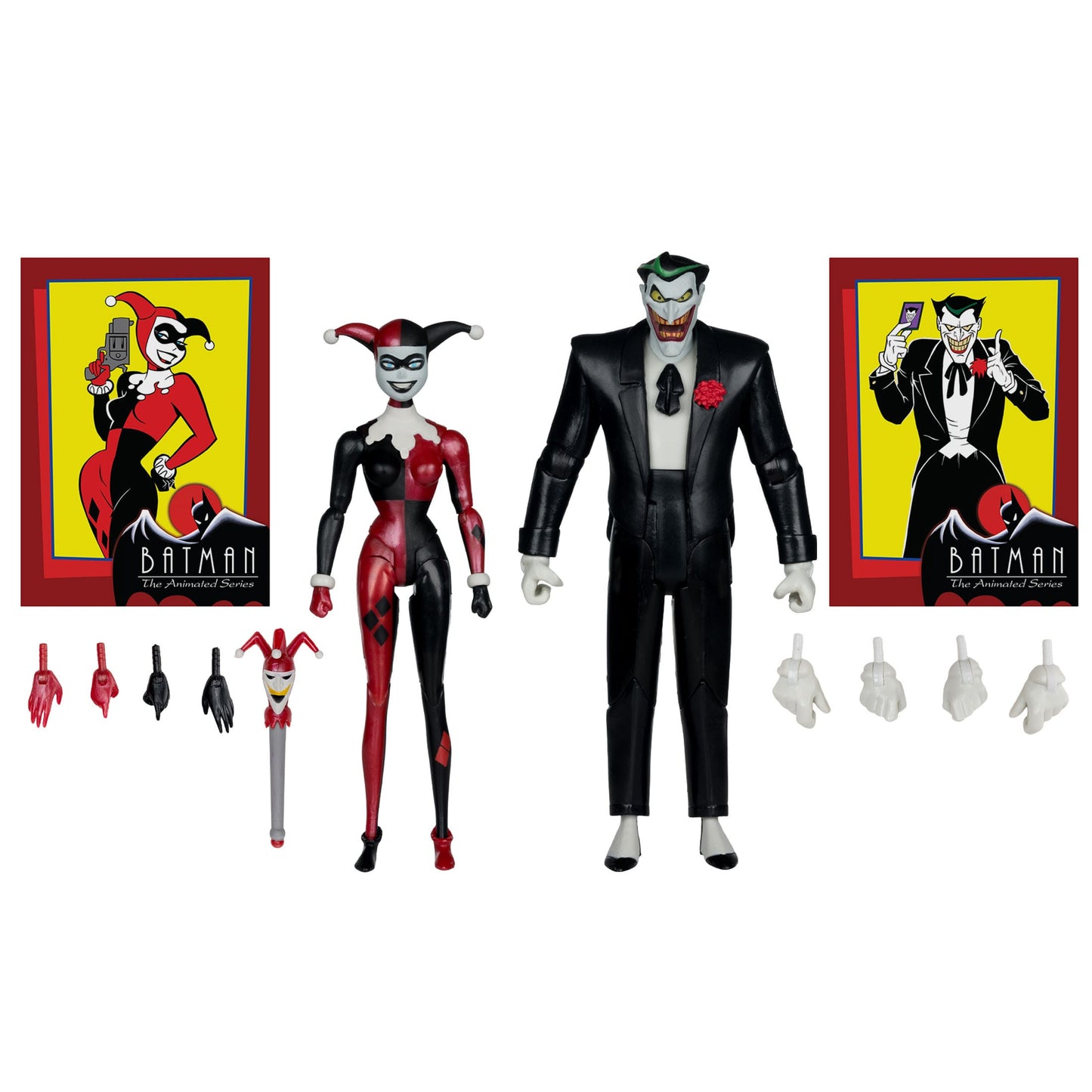 McFarlane Toys Batman: The Animated Series DC Direct Figures - Harley Quinn & The Joker (Mad Love) (Gold Label) PRE-ORDER
