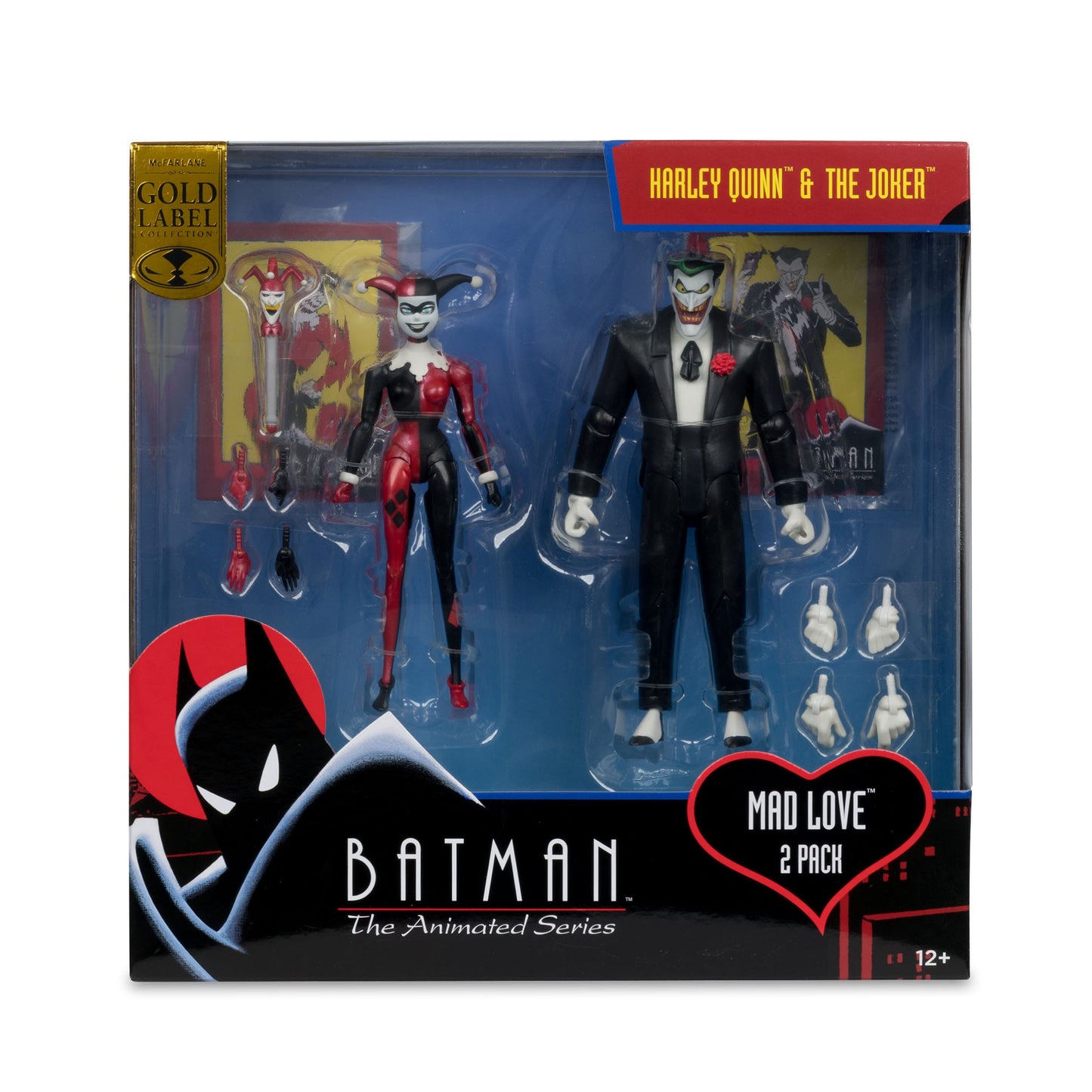 McFarlane Toys Batman: The Animated Series DC Direct Figures - Harley Quinn & The Joker (Mad Love) (Gold Label) PRE-ORDER