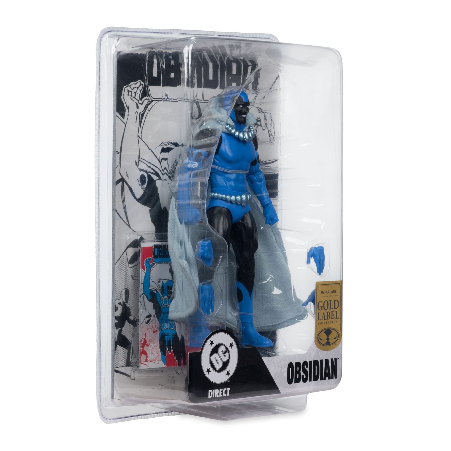 McFarlane Toys DC Direct Action Figure - Obsidian (Infinity Inc #16) (Chase) (Gold Label) PRE-ORDER