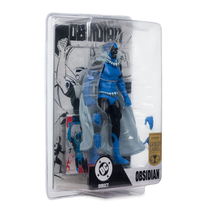 McFarlane Toys DC Direct Action Figure - Obsidian (Infinity Inc #16) (Chase) (Gold Label) PRE-ORDER