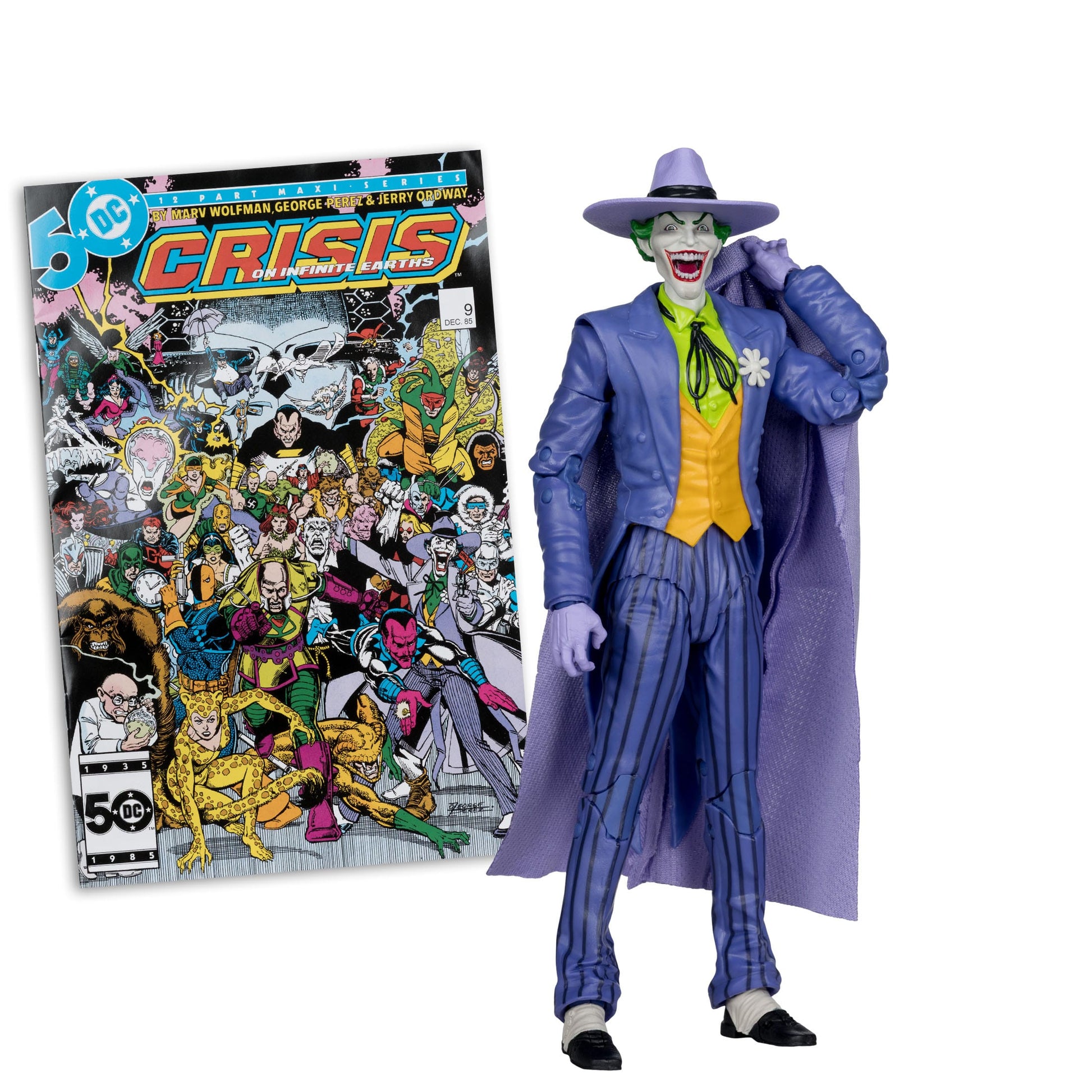 McFarlane Toys DC Direct Page Punchers Action Figure - The Joker (Crisis on Infinite Earths) PRE-ORDER
