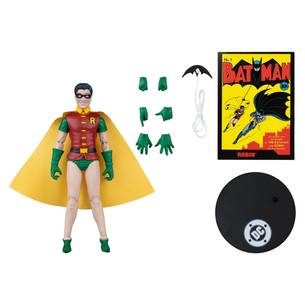 McFarlane Toys DC Direct Page Punchers Robin Dick Grayson (Batman #1) (Red Platinum Edition) Action Figure PRE-ORDER