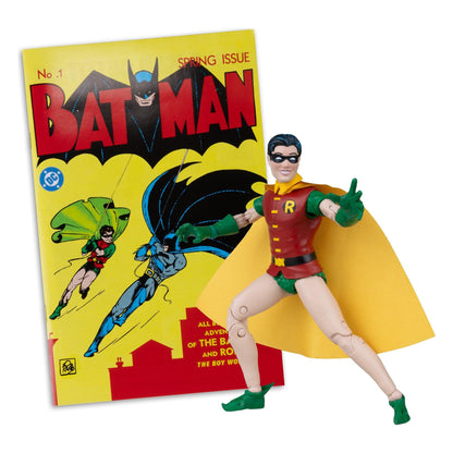 McFarlane Toys DC Direct Page Punchers Robin Dick Grayson (Batman #1) (Red Platinum Edition) Action Figure PRE-ORDER