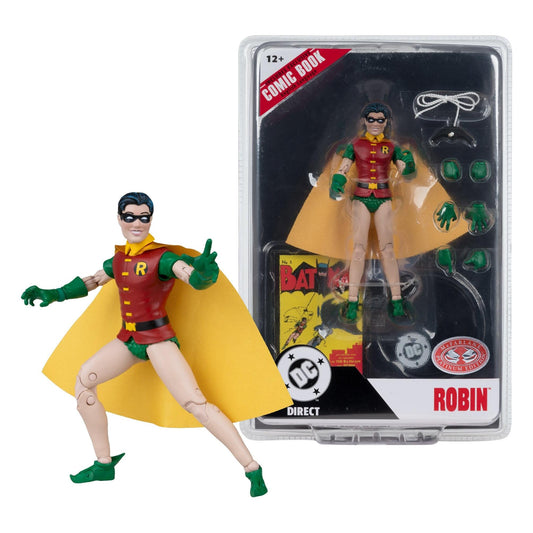 McFarlane Toys DC Direct Page Punchers Robin Dick Grayson (Batman #1) (Red Platinum Edition) Action Figure PRE-ORDER