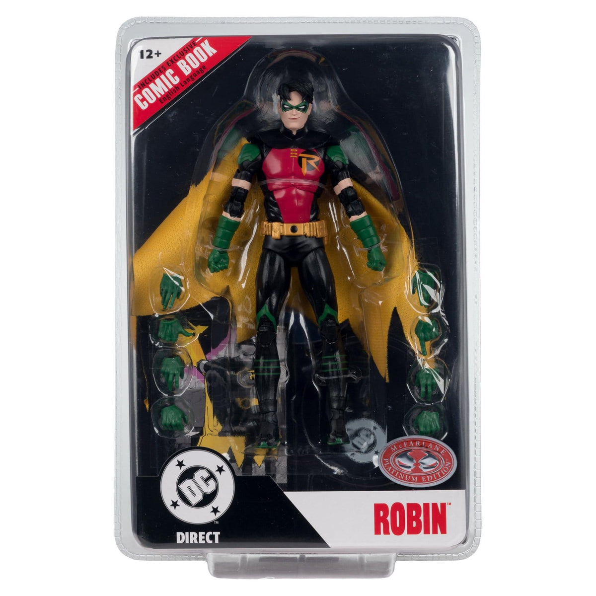 McFarlane Toys DC Direct Page Punchers Robin Tim Drake (Nightwing #81) (Red Platinum Edition) Action Figure PRE-ORDER