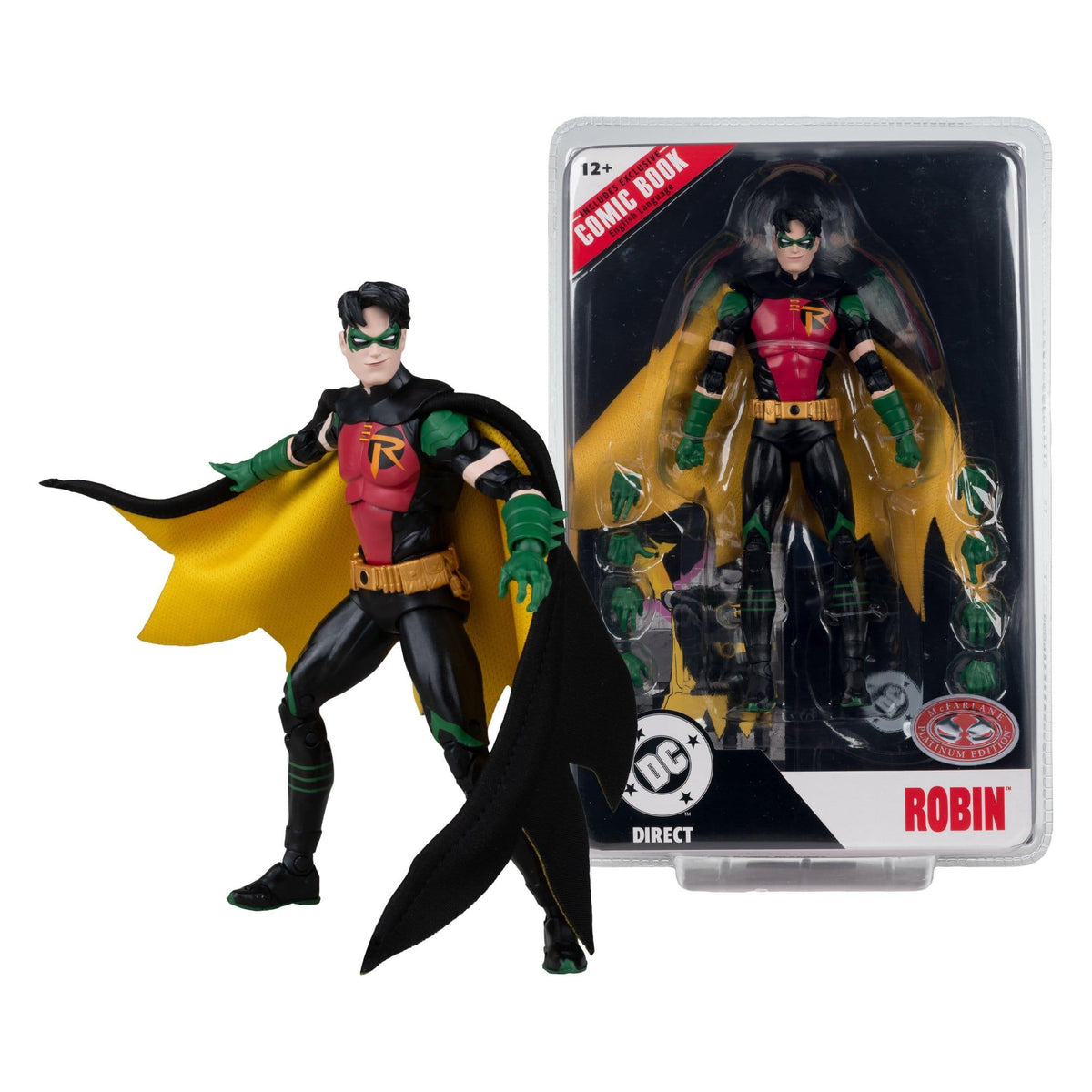 McFarlane Toys DC Direct Page Punchers Robin Tim Drake (Nightwing #81) (Red Platinum Edition) Action Figure PRE-ORDER