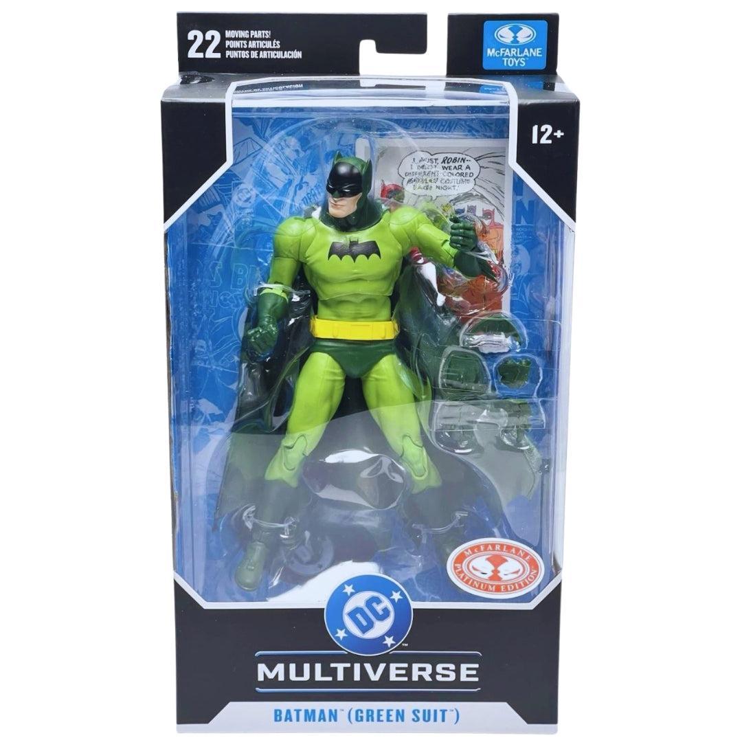 McFarlane Toys DC Multiverse Action Figure - Batman (Green Suit) (Red Platinum Chase)