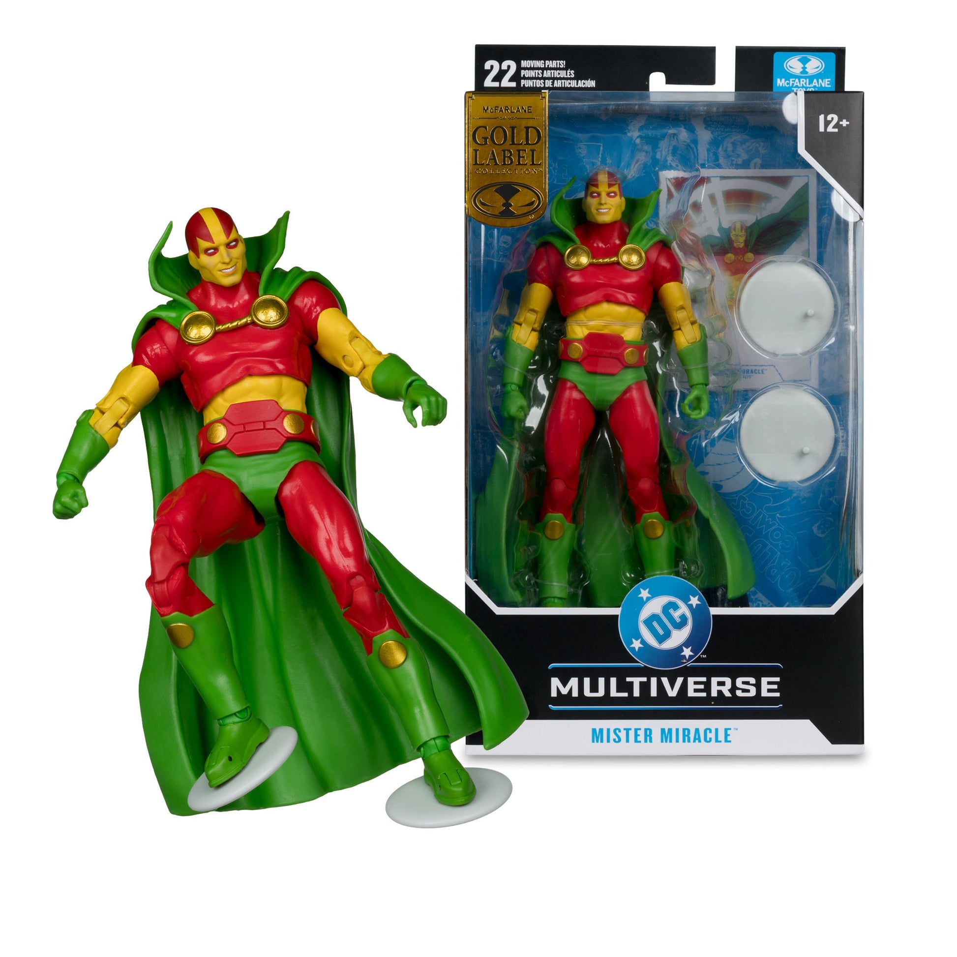McFarlane Toys DC Multiverse Action Figure - Mister Miracle (New Gods) (Gold Label) PRE-ORDER
