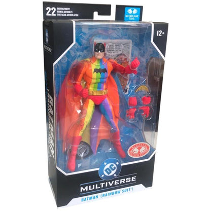 McFarlane Toys DC Multiverse Action Figure - Rainbow Batman (Red Platinum Chase) PRE-ORDER