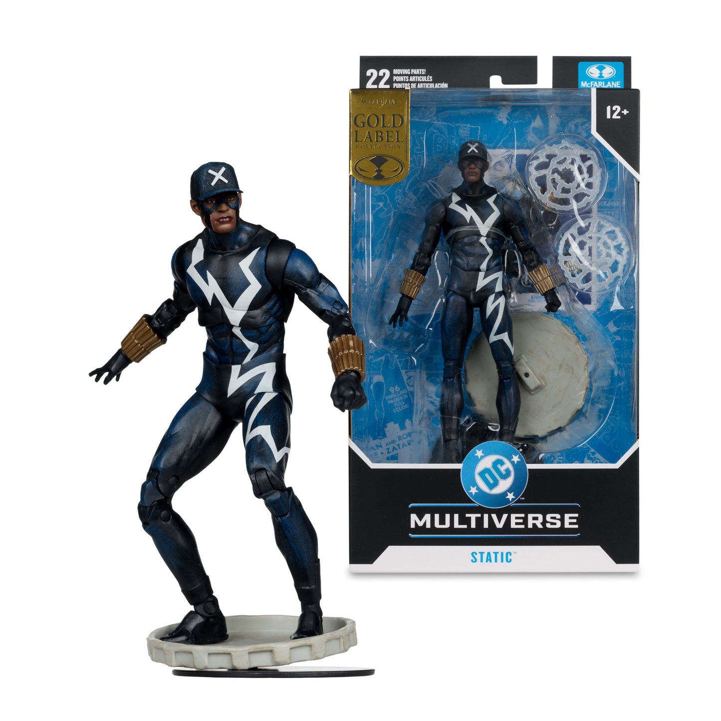 McFarlane Toys DC Multiverse Action Figure - Static Shock (Trial by Fire) (Gold Label) PRE-ORDER