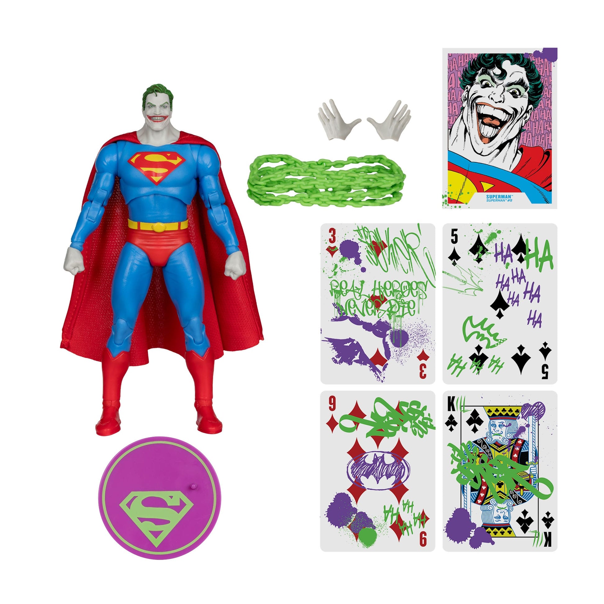 McFarlane Toys DC Multiverse Action Figure - Superman (Superman #9) (Jokerized) (Gold Label) PRE-ORDER
