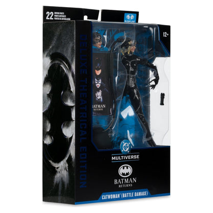 McFarlane Toys DC Multiverse Catwoman (Battle Damage) (Batman Returns) Deluxe Theatrical Edition Action Figure PRE-ORDER