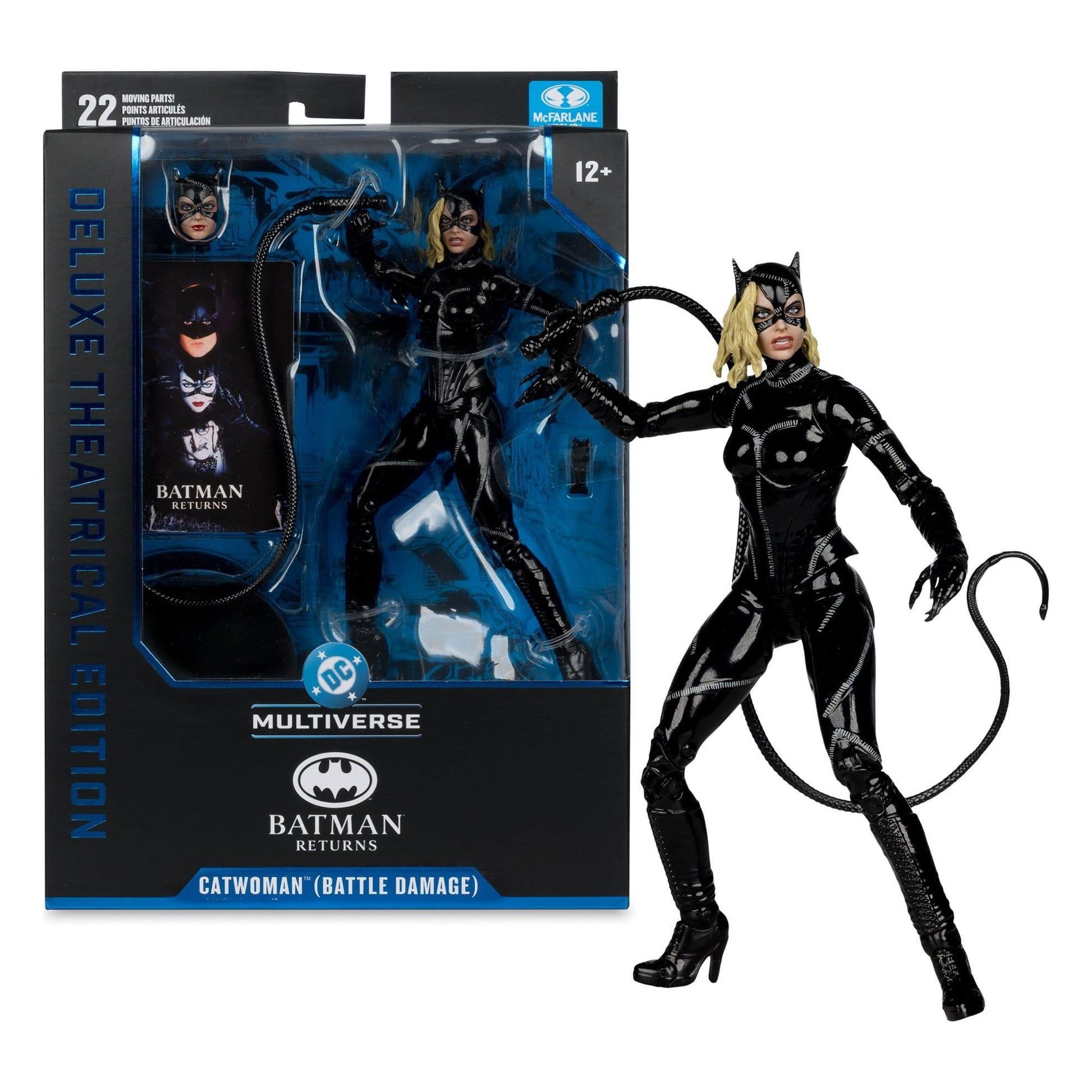 McFarlane Toys DC Multiverse Catwoman (Battle Damage) (Batman Returns) Deluxe Theatrical Edition Action Figure PRE-ORDER