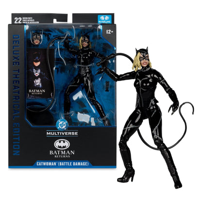 McFarlane Toys DC Multiverse Catwoman (Battle Damage) (Batman Returns) Deluxe Theatrical Edition Action Figure PRE-ORDER