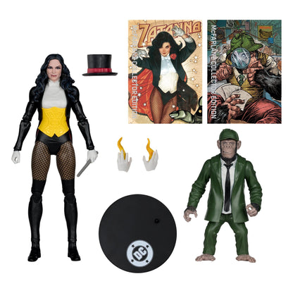 McFarlane Toys DC Multiverse Collector Edition Action Figure - Zatanna with Detective Chimp #53 PRE-ORDER