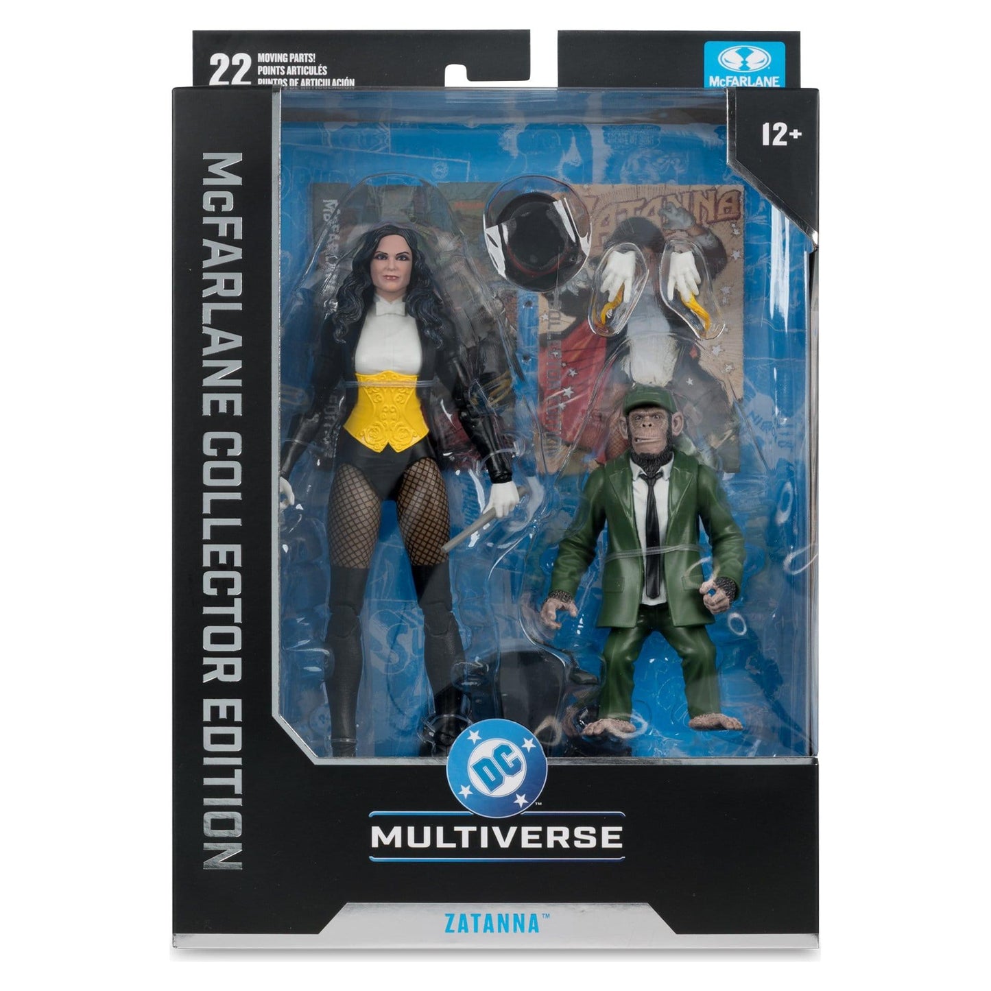McFarlane Toys DC Multiverse Collector Edition Action Figure - Zatanna with Detective Chimp #53 PRE-ORDER