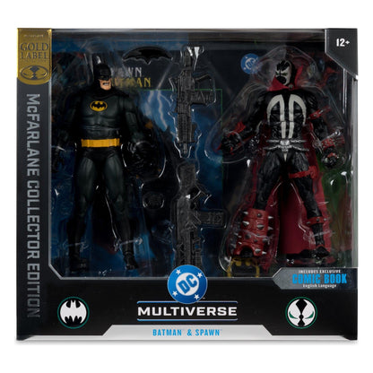 McFarlane Toys DC Multiverse Collector Edition Batman & Spawn (Gold Label) Action Figure 2-Pack PRE-ORDER
