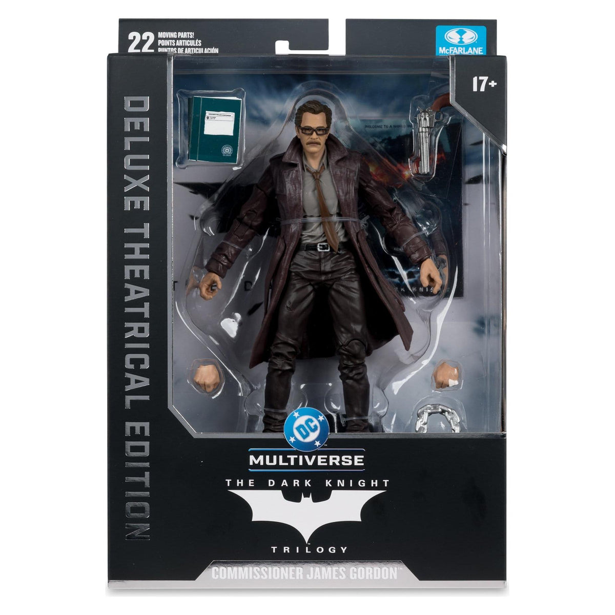 McFarlane Toys DC Multiverse Commissioner James Gordon (The Dark Knight Trilogy) Deluxe Theatrical Edition Action Figure PRE-ORDER