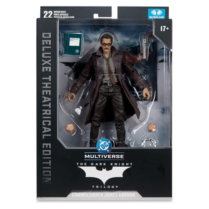 McFarlane Toys DC Multiverse Commissioner James Gordon (The Dark Knight Trilogy) Deluxe Theatrical Edition Action Figure PRE-ORDER