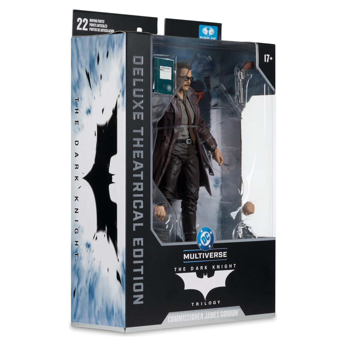 McFarlane Toys DC Multiverse Commissioner James Gordon (The Dark Knight Trilogy) Deluxe Theatrical Edition Action Figure PRE-ORDER
