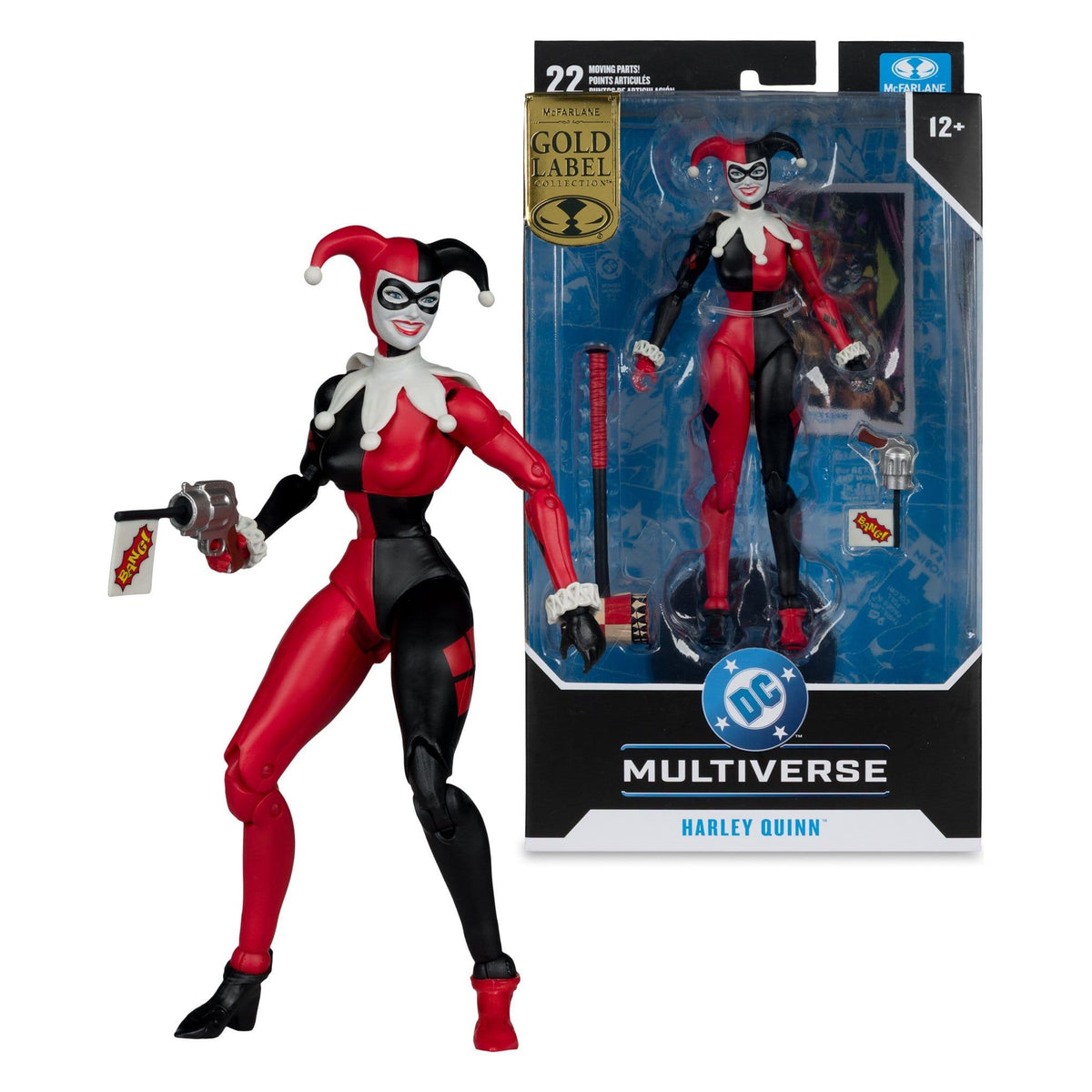 McFarlane Toys DC Multiverse Harley Quinn (DC Classic) (Gold Label) Action Figure PRE-ORDER