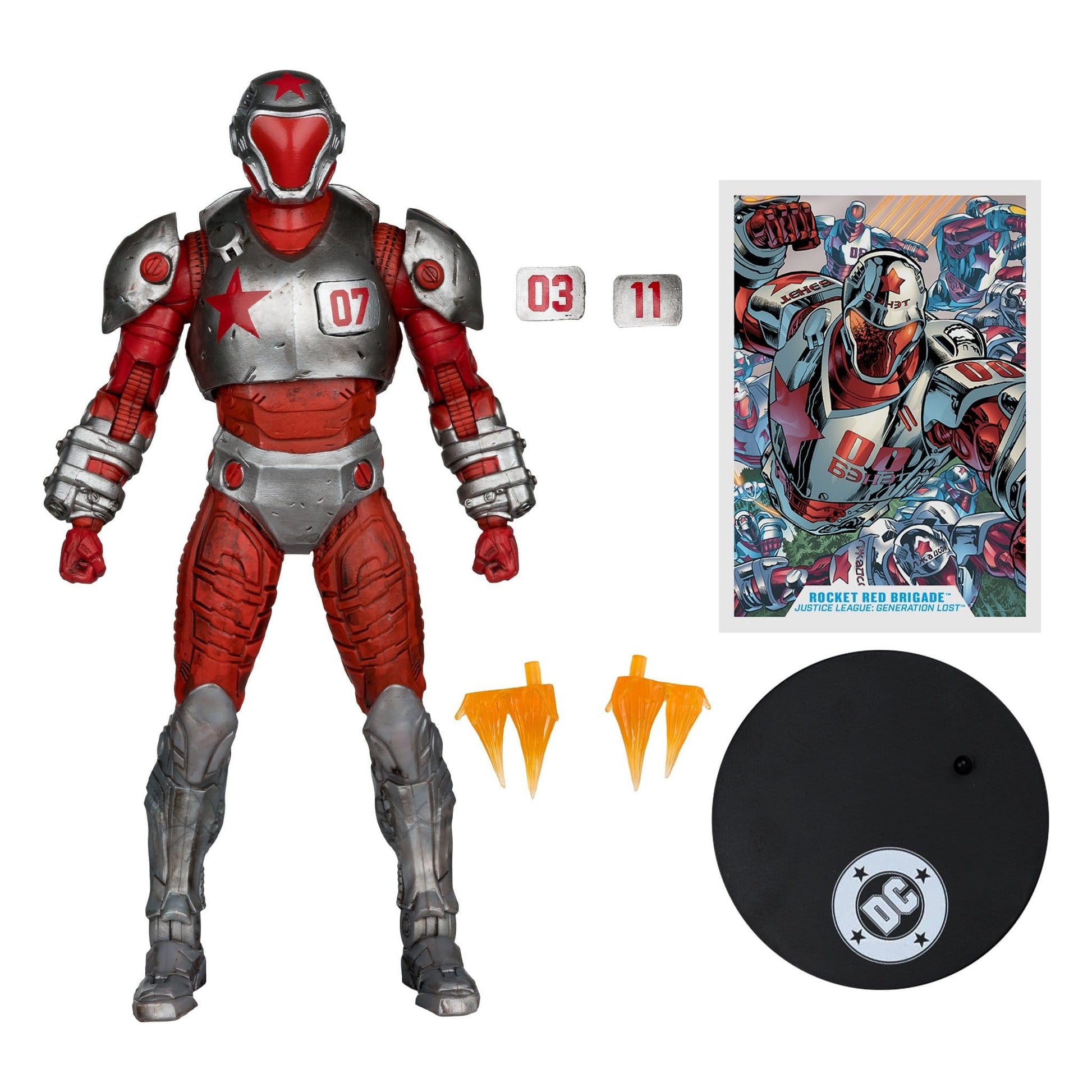 McFarlane Toys DC Multiverse Justice League Generation Lost Action Figure - Rocket Red Brigade PRE-ORDER
