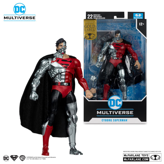 McFarlane Toys DC Multiverse Revenge Of The Green Lanterns Figure - Cyborg Superman (Gold Label) PRE-ORDER
