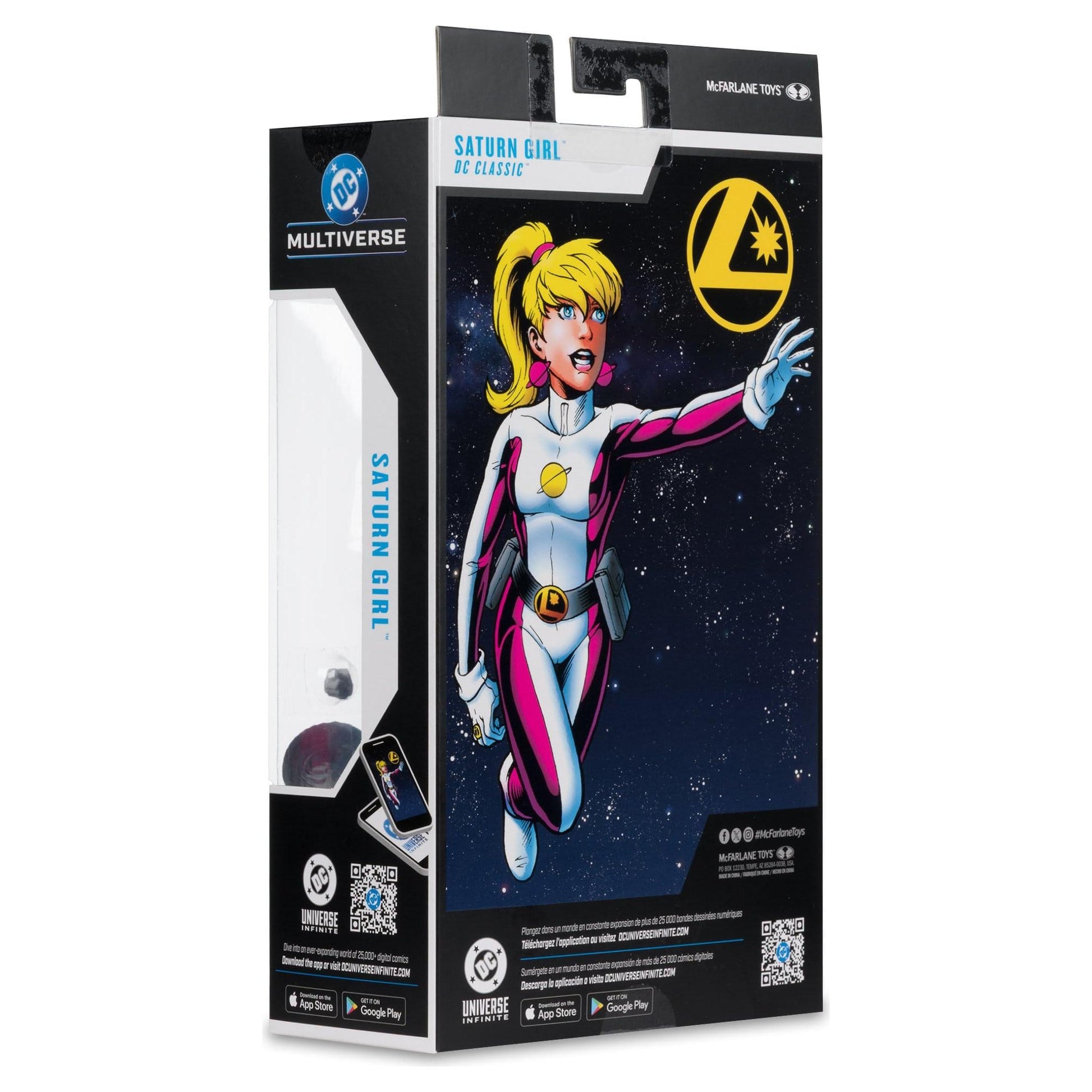 McFarlane Toys DC Multiverse Saturn Girl (DC Classic) (Red Platinum Edition) Action Figure PRE-ORDER
