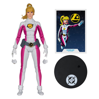 McFarlane Toys DC Multiverse Saturn Girl (DC Classic) (Red Platinum Edition) Action Figure PRE-ORDER