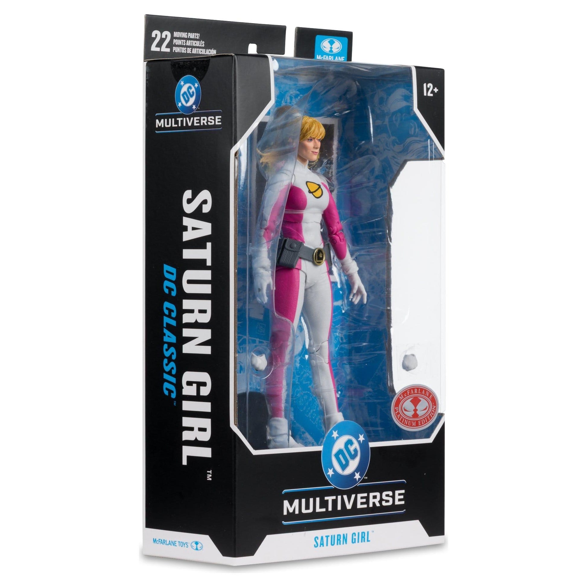 McFarlane Toys DC Multiverse Saturn Girl (DC Classic) (Red Platinum Edition) Action Figure PRE-ORDER